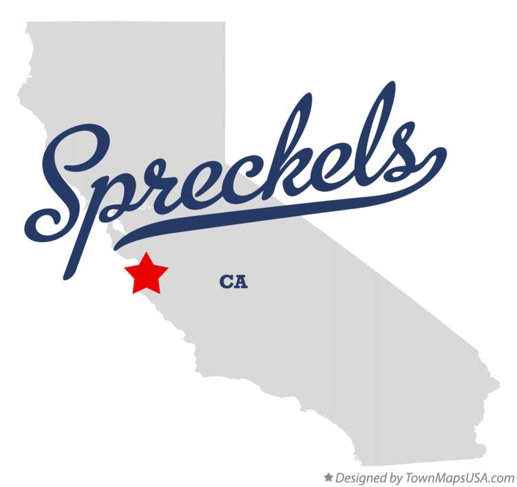 Map of Spreckels California CA