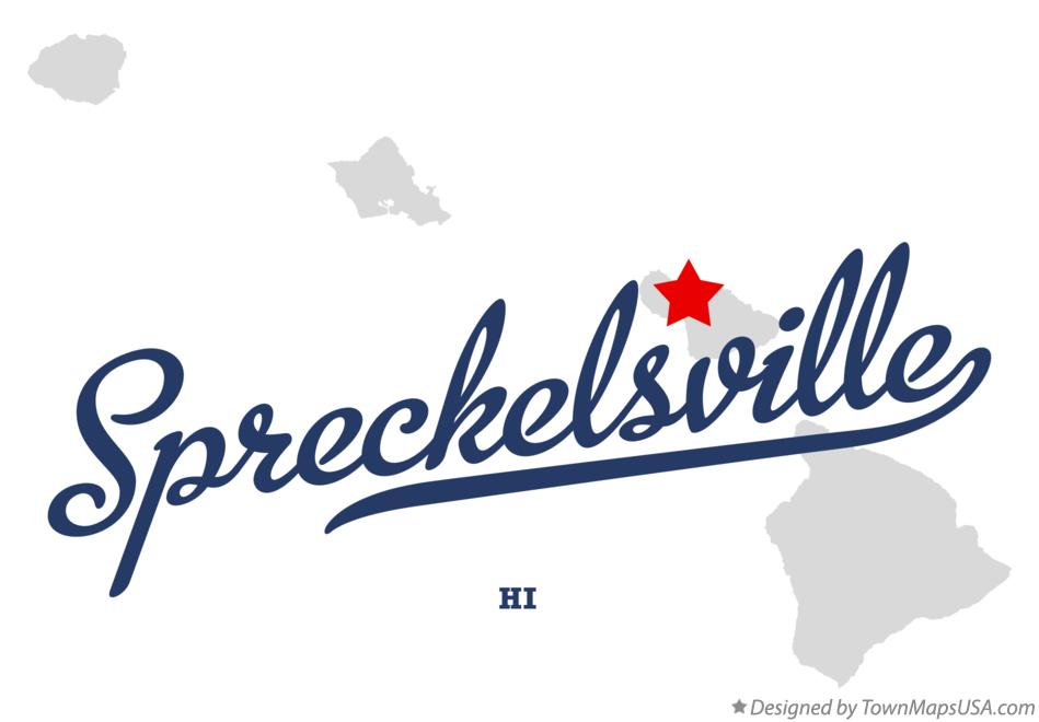 Map of Spreckelsville Hawaii HI