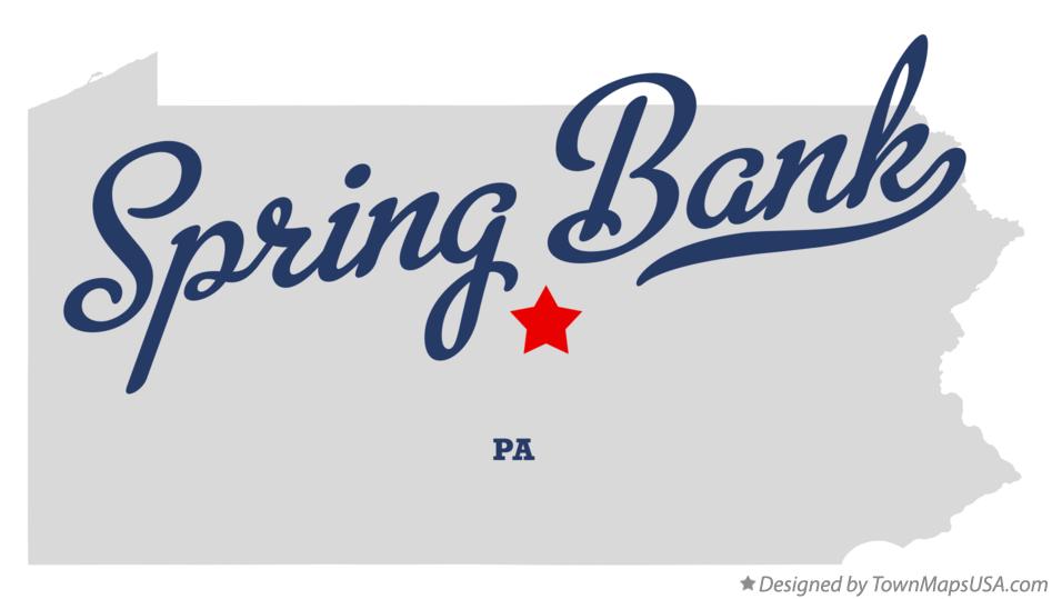 Map of Spring Bank Pennsylvania PA