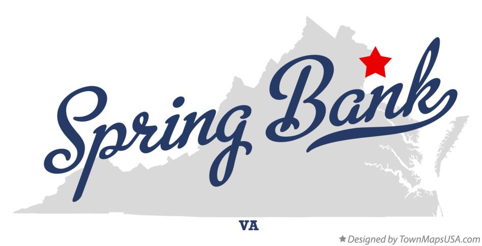 Map of Spring Bank Virginia VA