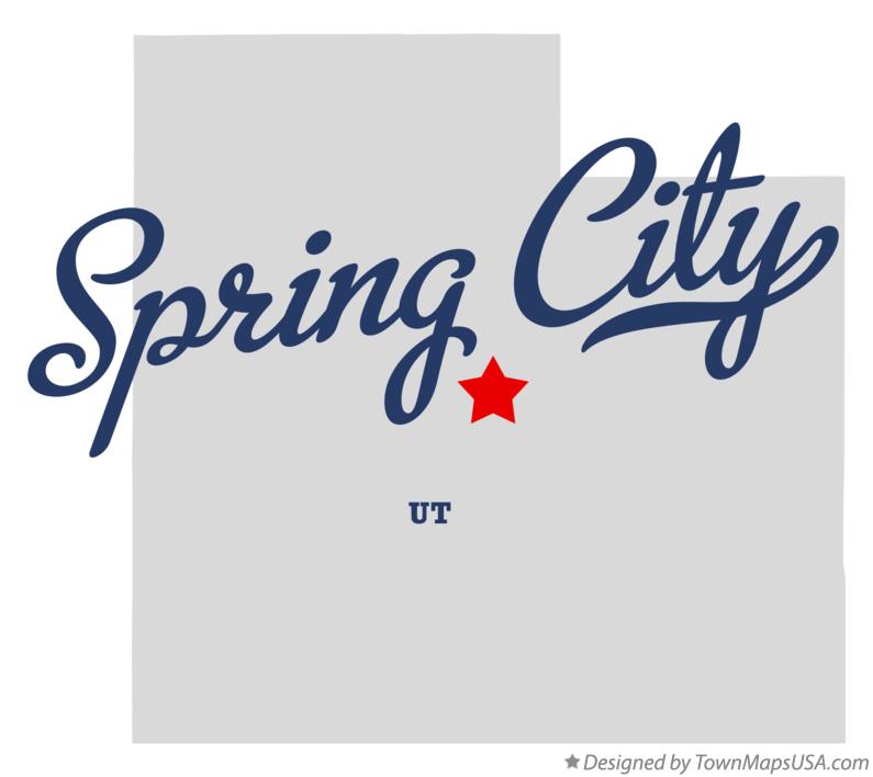 Map Of Spring City Ut Utah