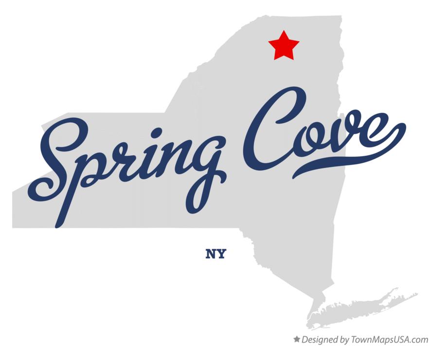 Map of Spring Cove New York NY