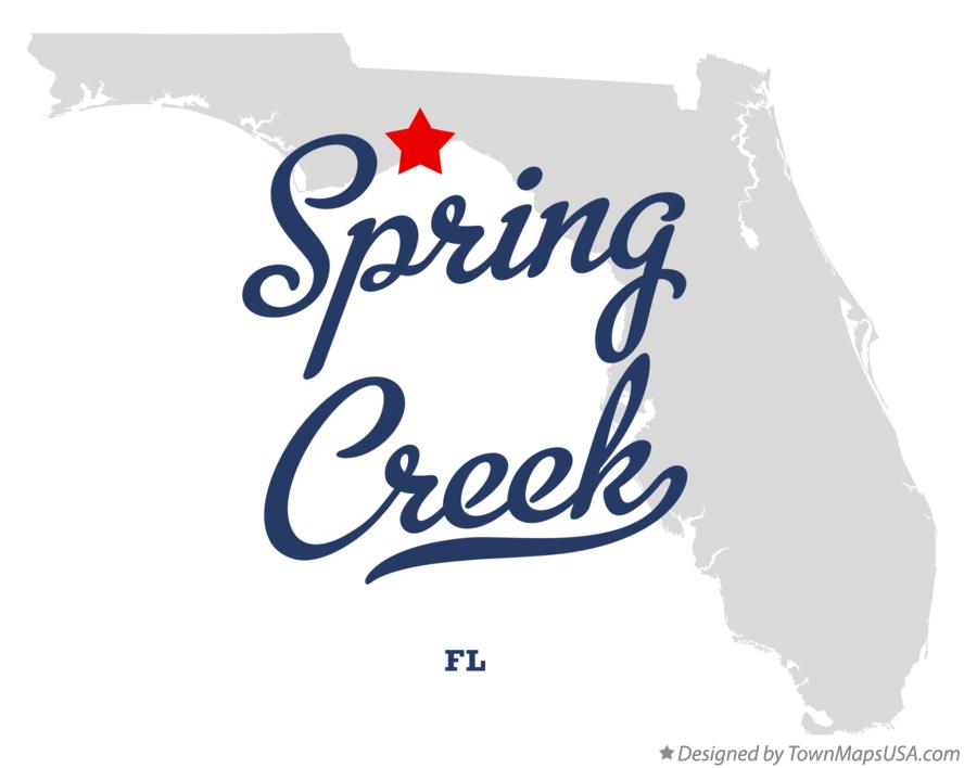 Map of Spring Creek Florida FL