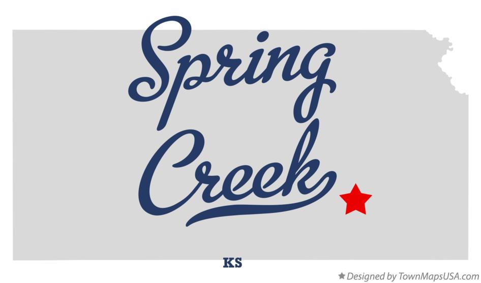Map of Spring Creek Kansas KS