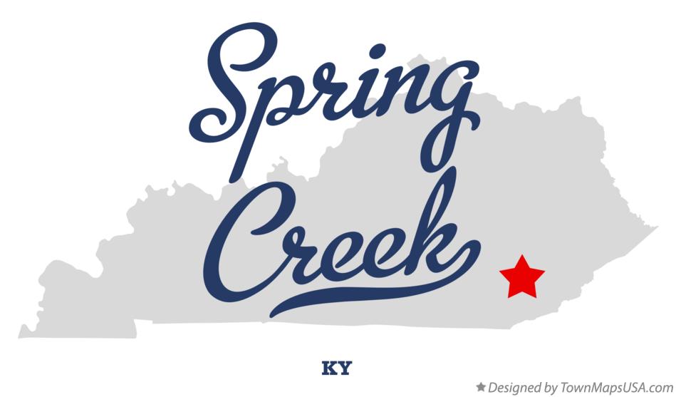 Map of Spring Creek Kentucky KY