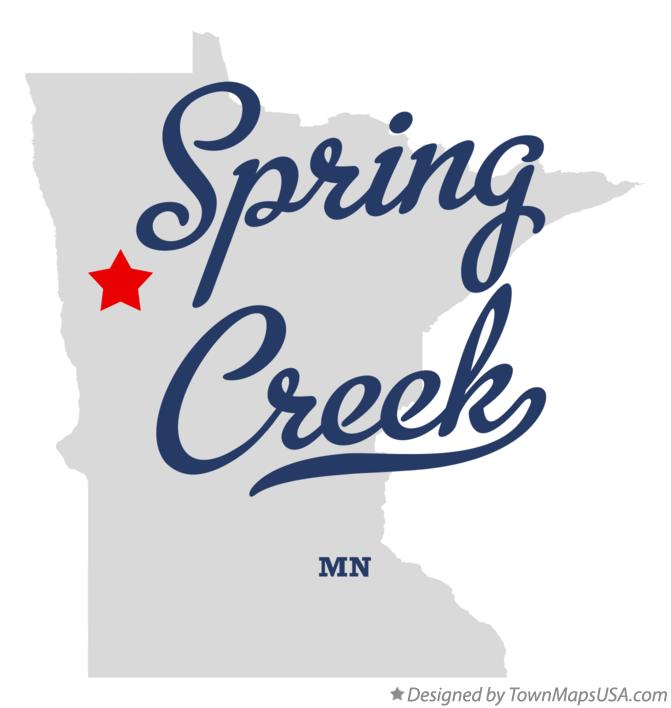 Map of Spring Creek Minnesota MN