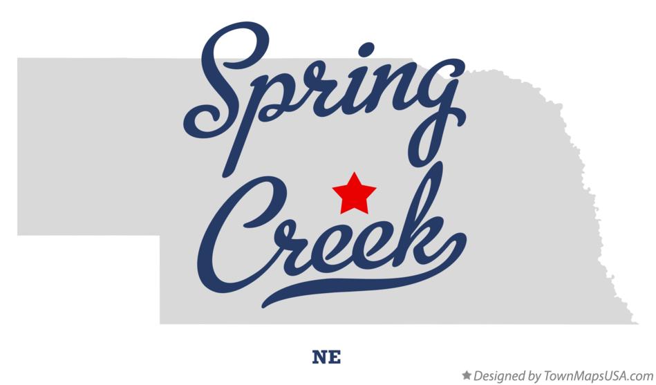 Map of Spring Creek Nebraska NE