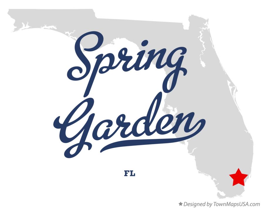 Map of Spring Garden Florida FL