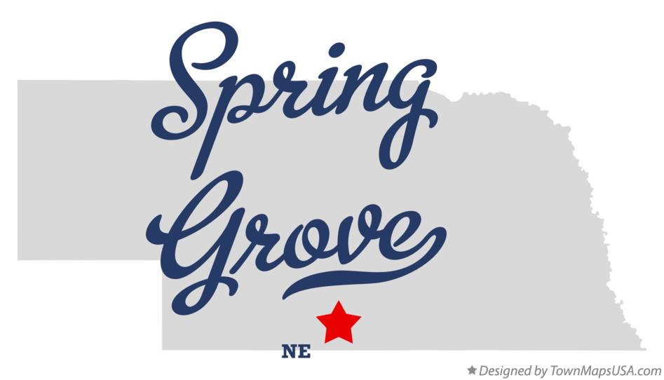 Map of Spring Grove Nebraska NE