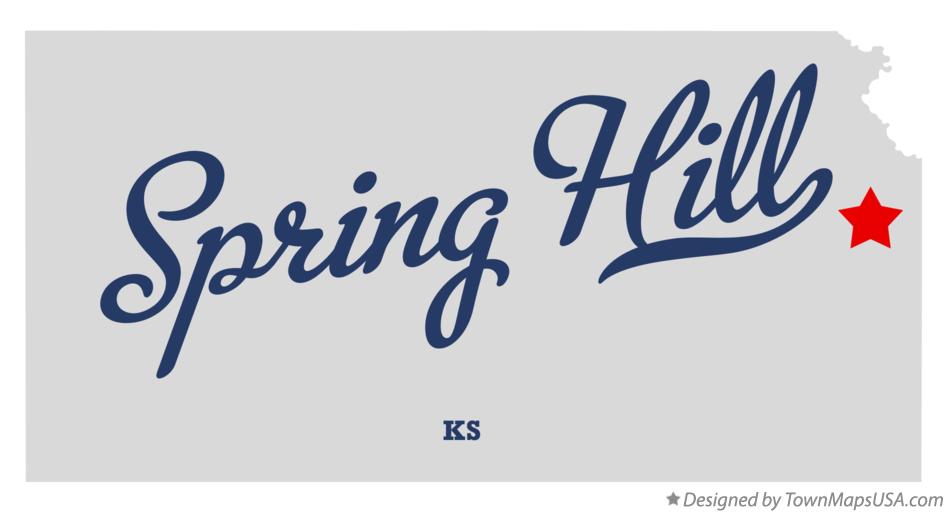 Map of Spring Hill Kansas KS