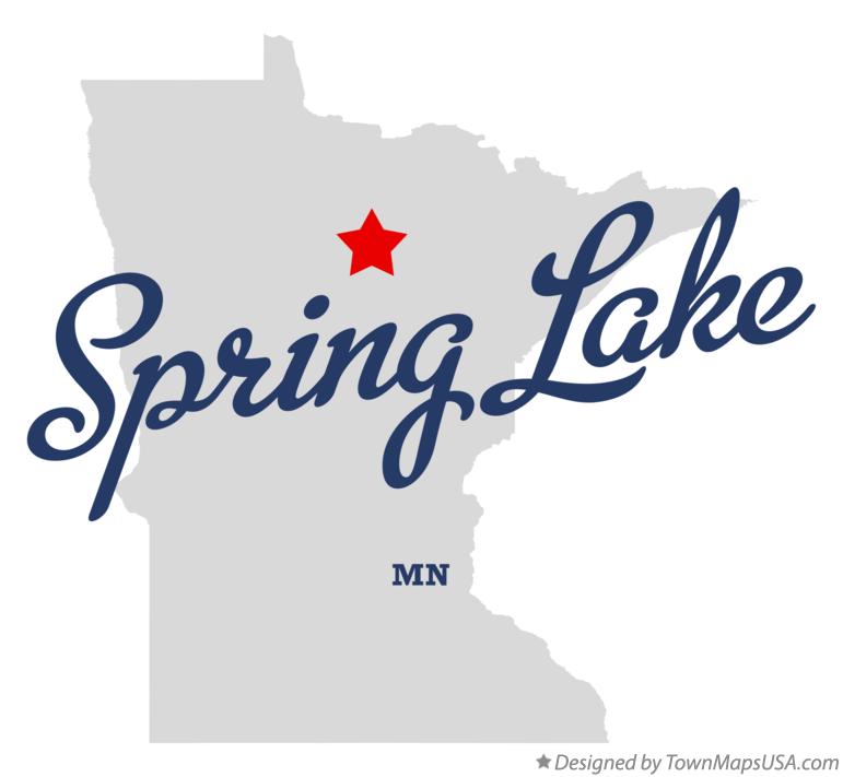 Map of Spring Lake Minnesota MN