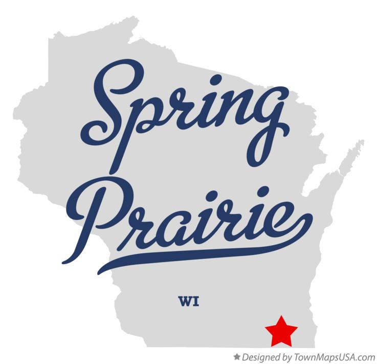 Map of Spring Prairie Wisconsin WI