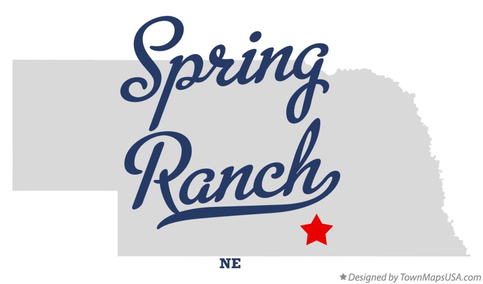 Map of Spring Ranch Nebraska NE