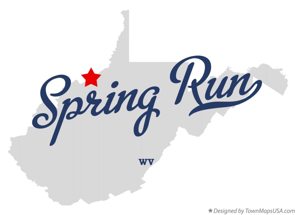 Map of Spring Run West Virginia WV