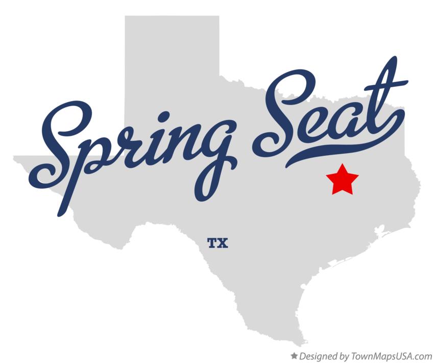 Map of Spring Seat Texas TX