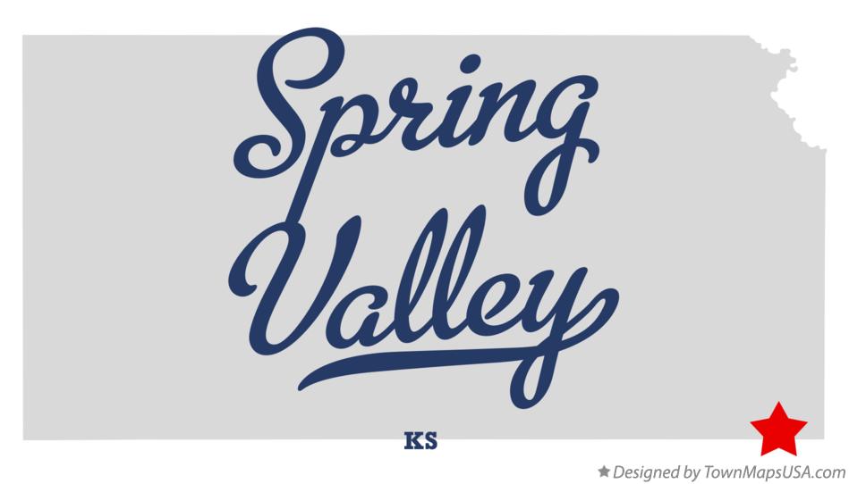 Map of Spring Valley Kansas KS