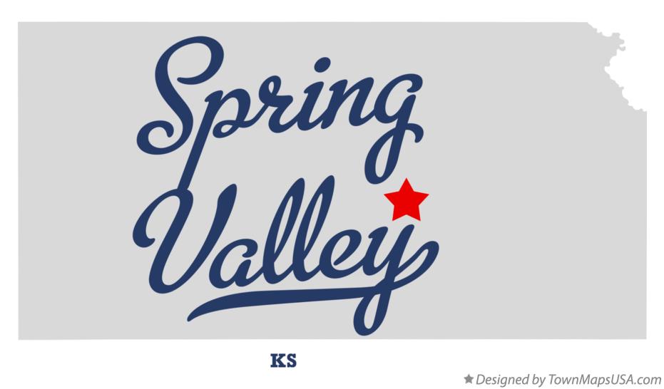 Map of Spring Valley Kansas KS