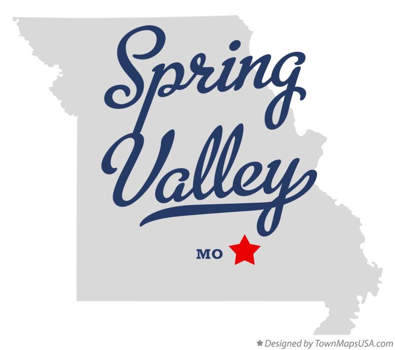 Map of Spring Valley Missouri MO