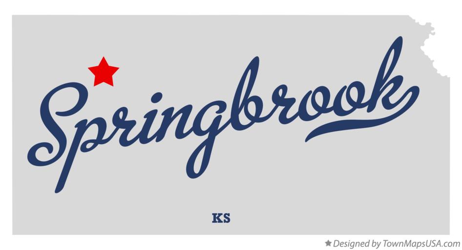 Map of Springbrook Kansas KS