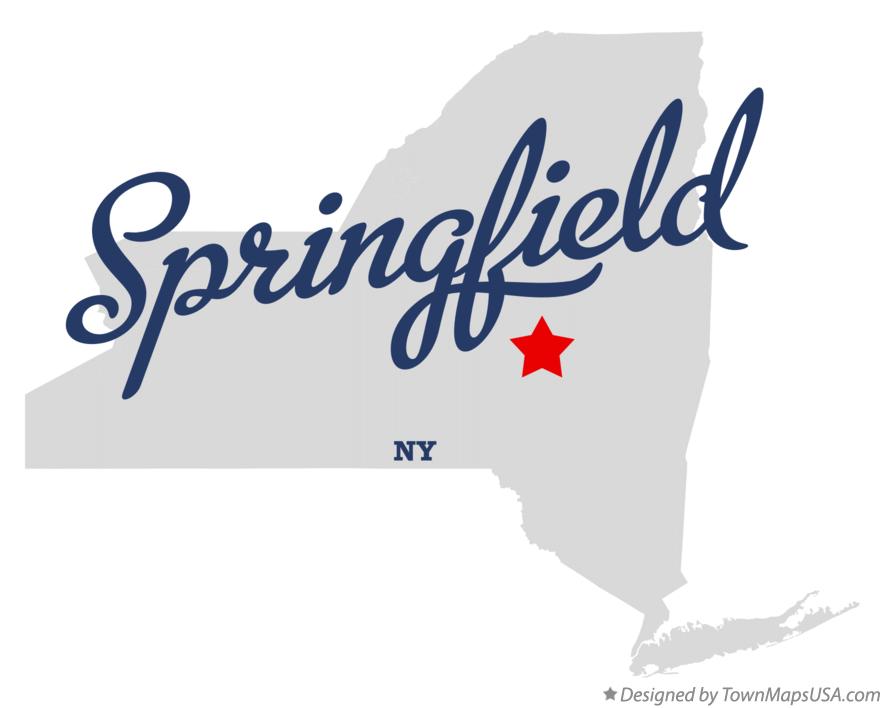 Map of Springfield New York NY