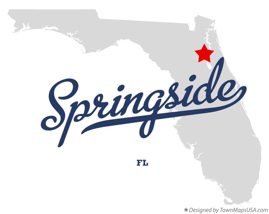 Map of Springside Florida FL