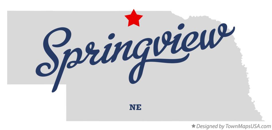 Map of Springview Nebraska NE
