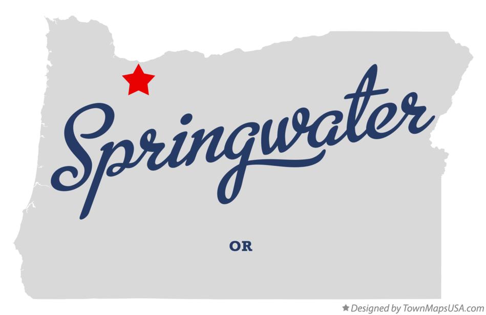 Map of Springwater Oregon OR