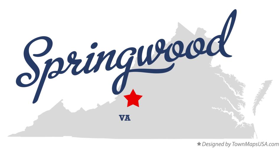 Map of Springwood Virginia VA
