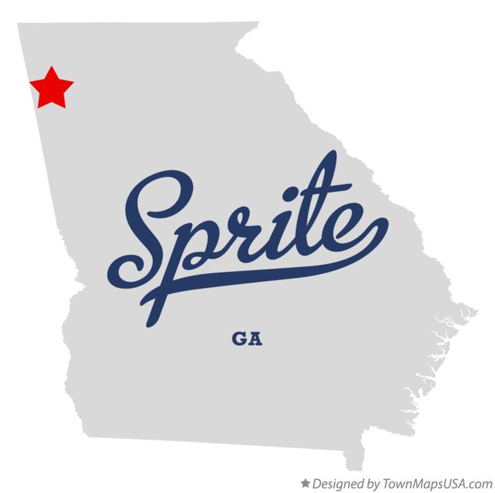 Map of Sprite Georgia GA