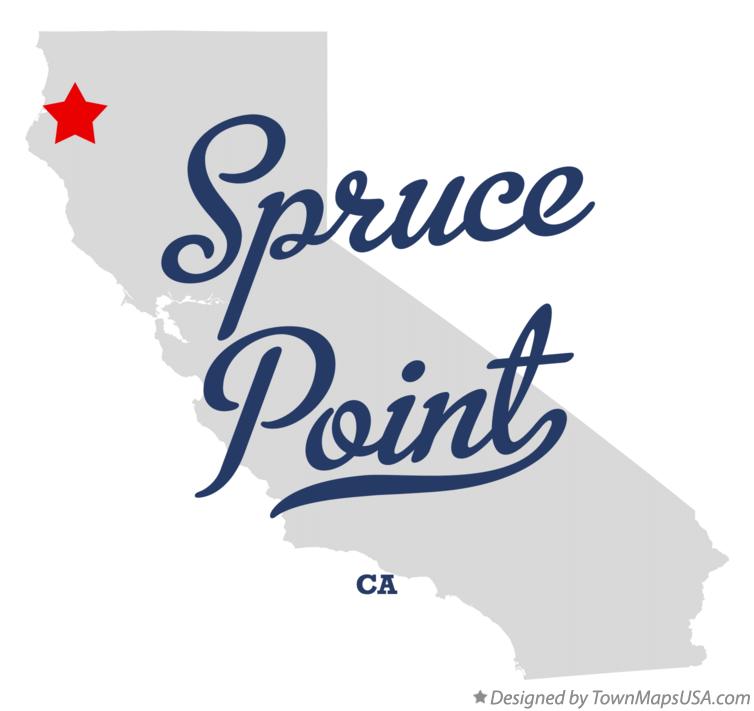 Map of Spruce Point California CA