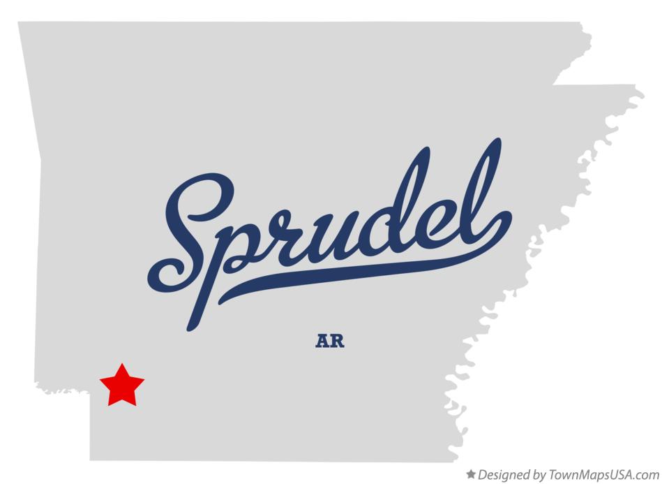 Map of Sprudel Arkansas AR