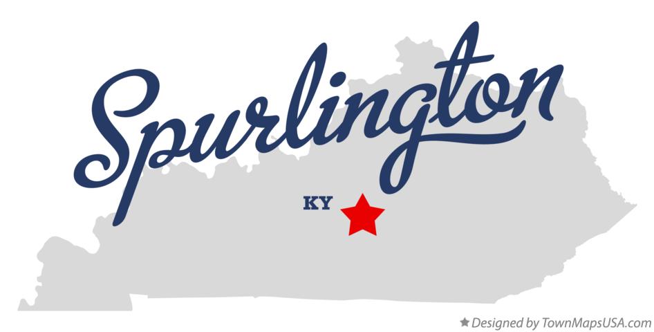 Map of Spurlington Kentucky KY