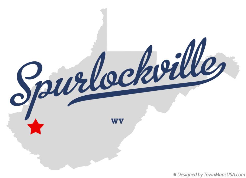 Map of Spurlockville West Virginia WV