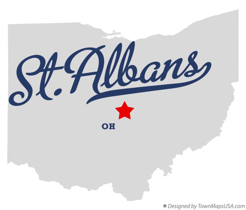 Map of St.Albans Ohio OH