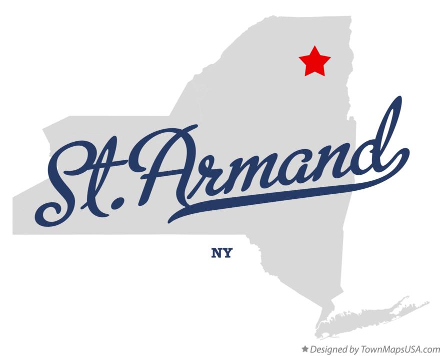 Map of St.Armand New York NY