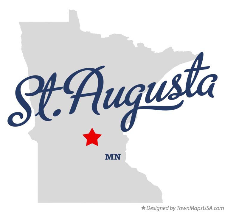 Map of St.Augusta Minnesota MN