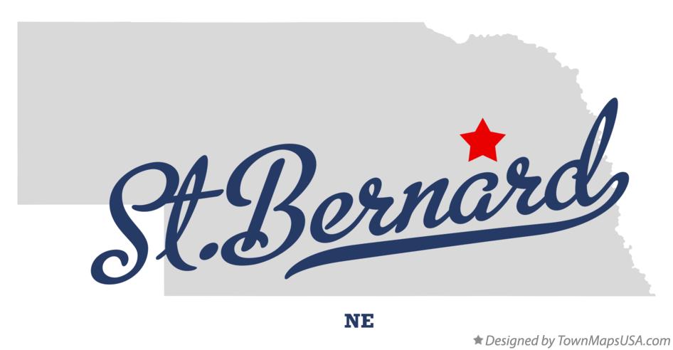 Map of St.Bernard Nebraska NE