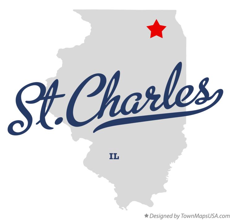 St Charles Illinois Map Map Of St.charles, Il, Illinois