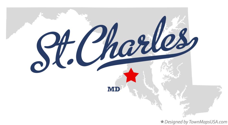 Map of St.Charles Maryland MD