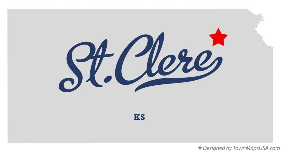 Map of St.Clere Kansas KS