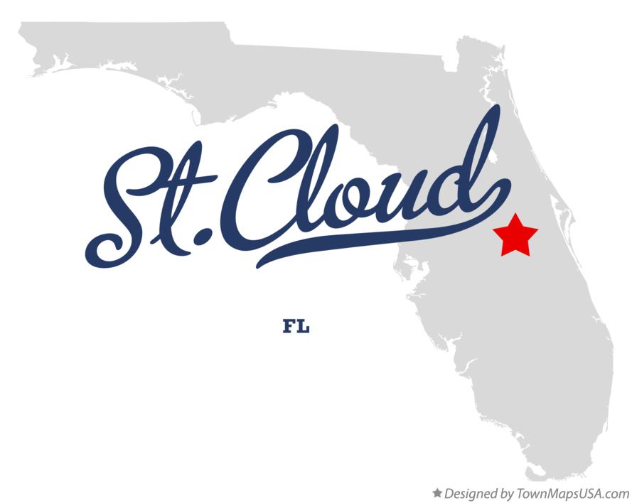 Map of St.Cloud Florida FL