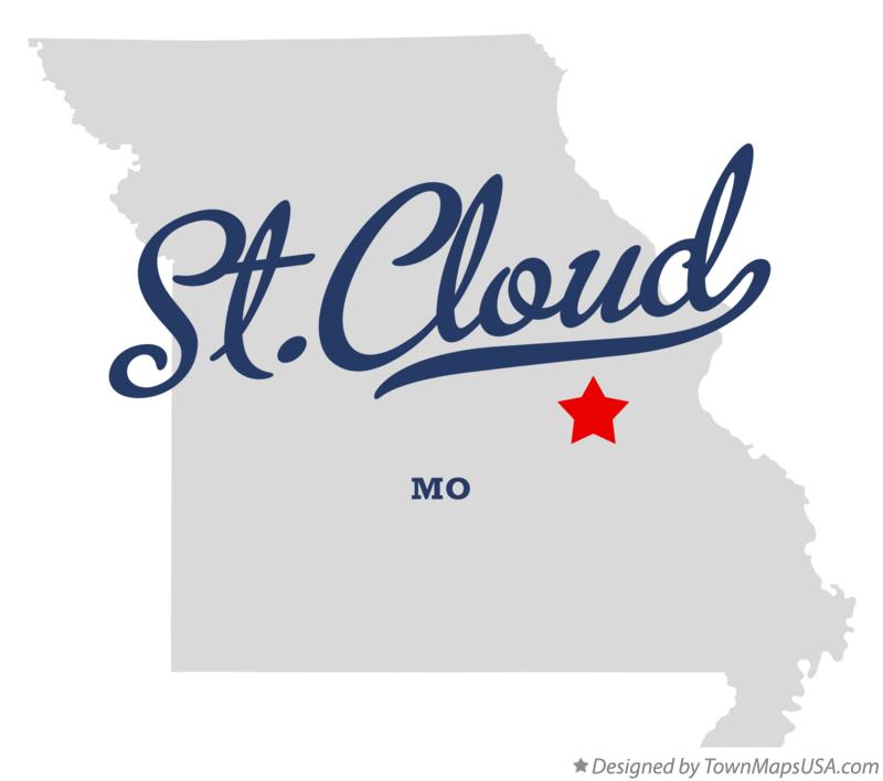 Map of St.Cloud Missouri MO