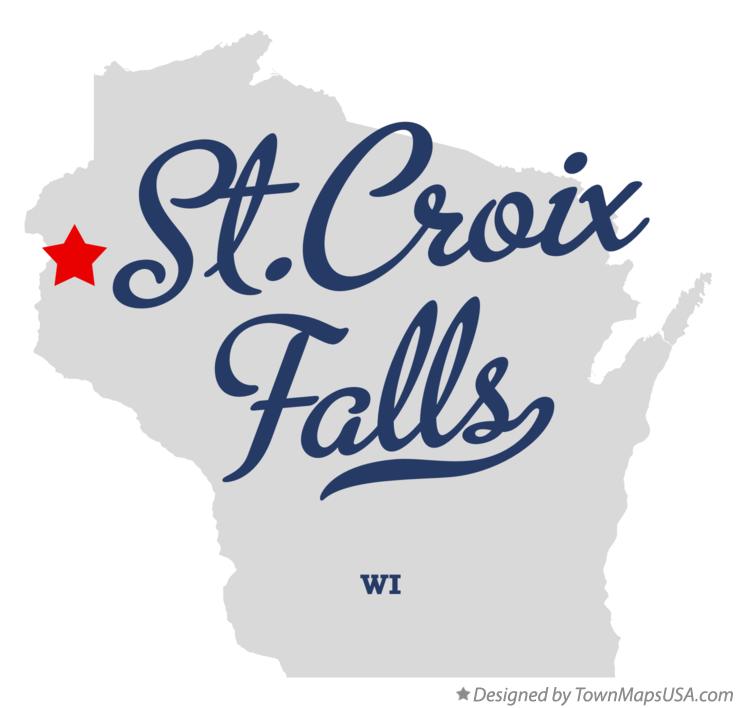 Map of St.Croix Falls Wisconsin WI
