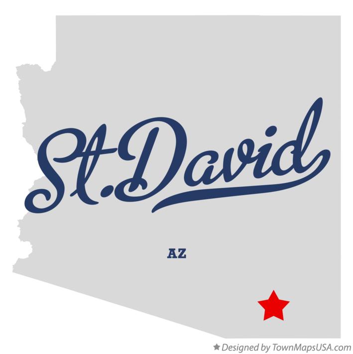 Map of St.David Arizona AZ