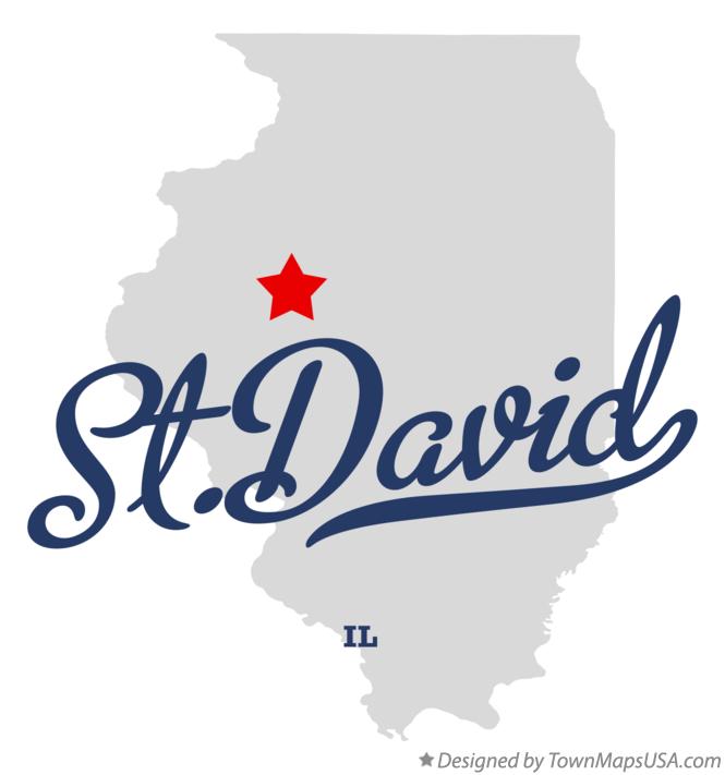 Map of St.David Illinois IL
