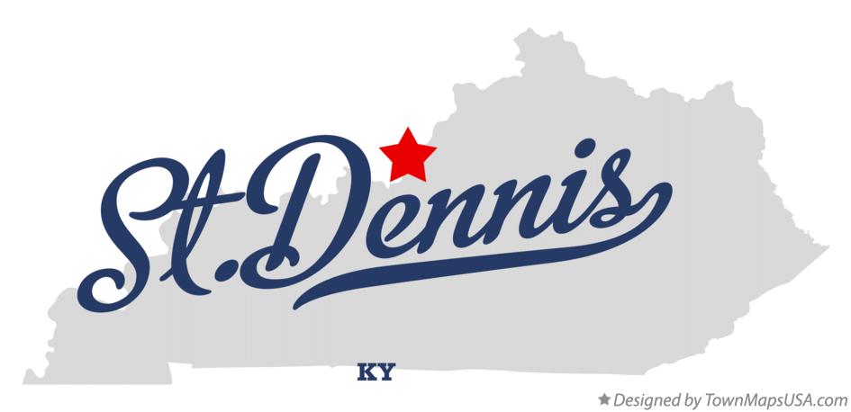 Map of St.Dennis Kentucky KY