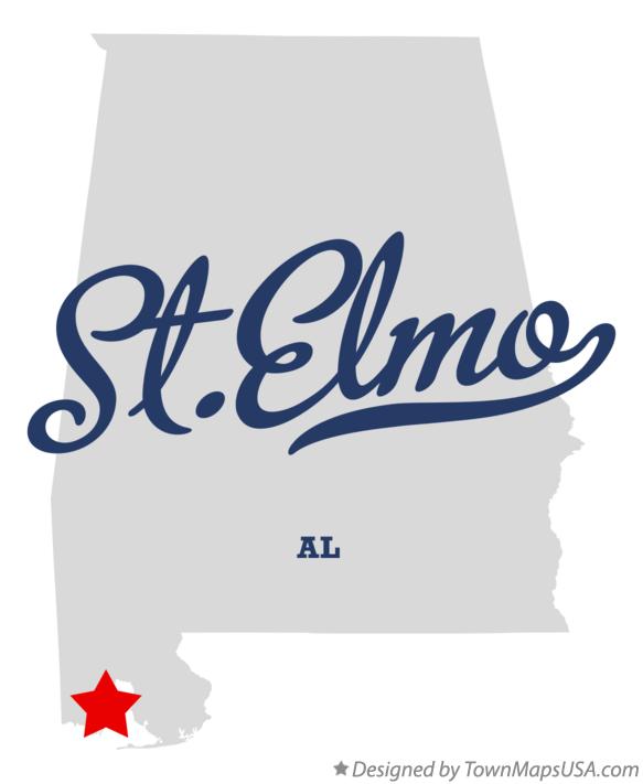 Map of St.Elmo Alabama AL