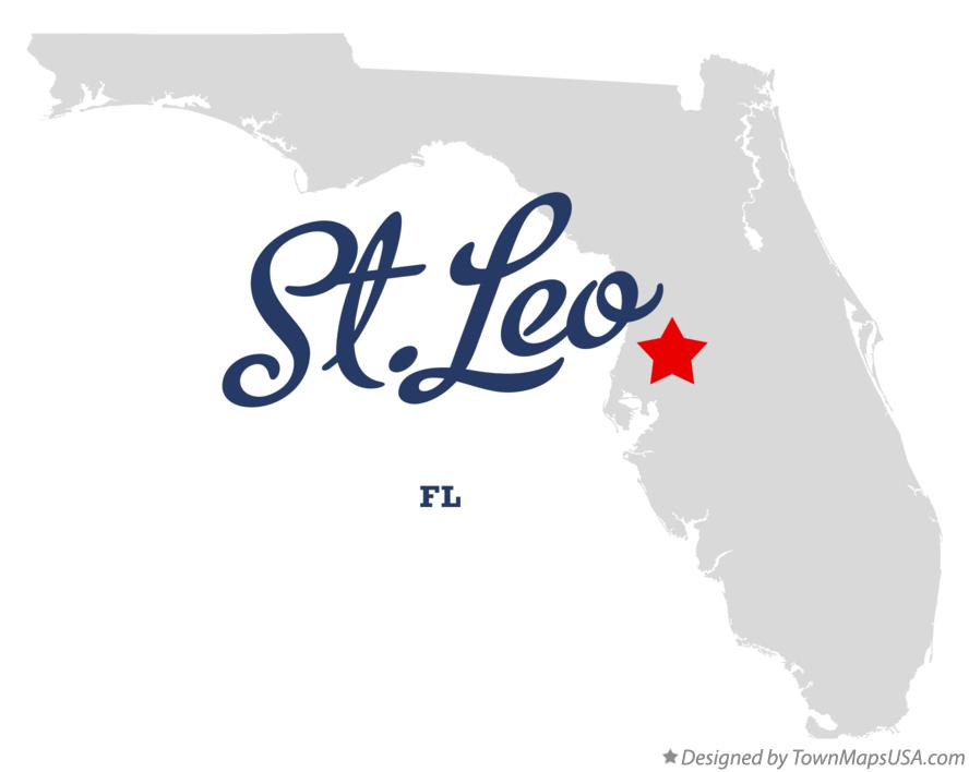 Map Of St Leo Fl Florida