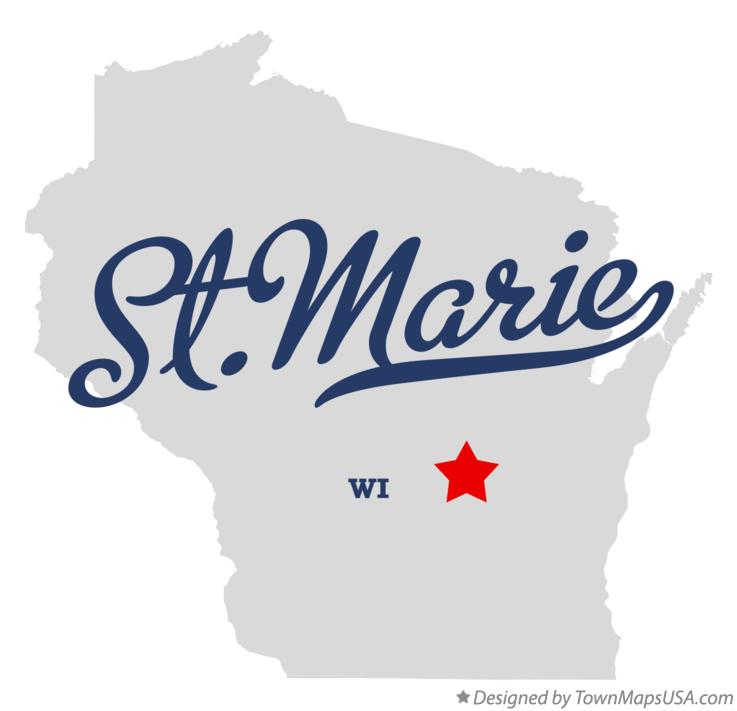 Map of St.Marie Wisconsin WI