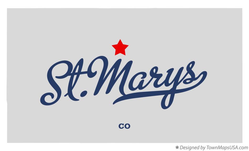 Map of St.Marys Colorado CO